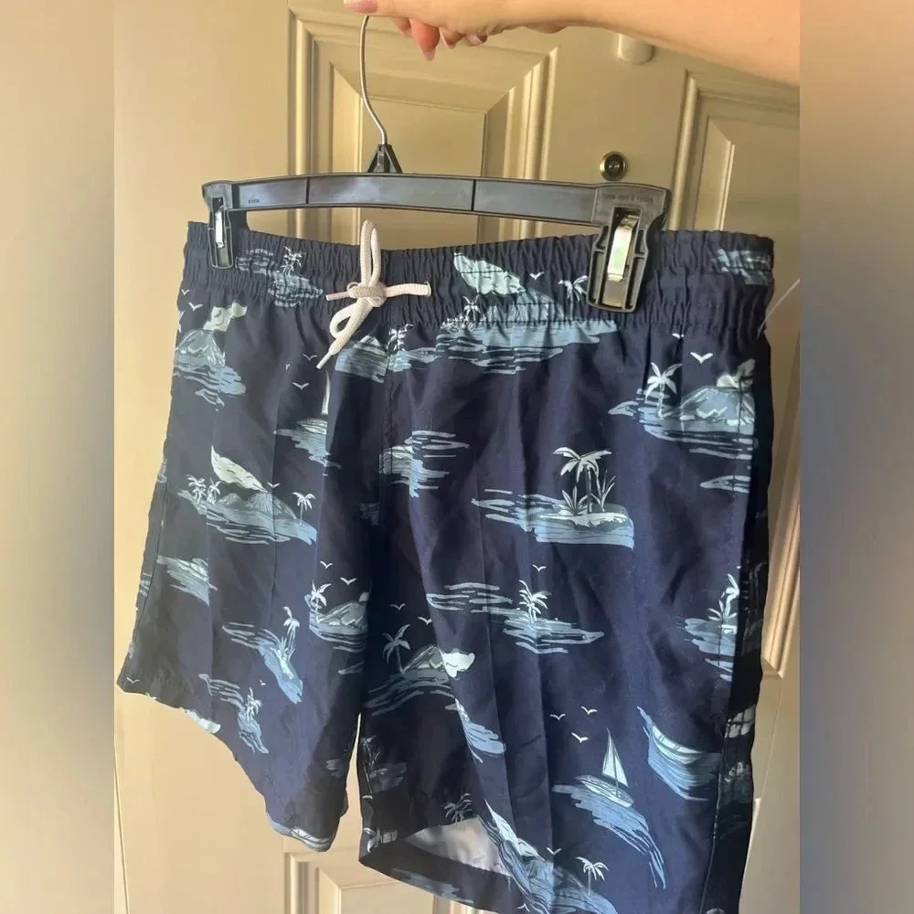 Trunks mens swim trunks NWT size xl blue/navy - Picture 6 of 6